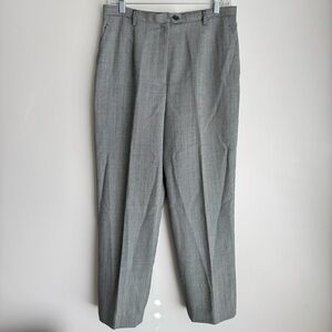 Pendleton 100% Virgin Wool Pants Woman Size 14 Preppy Plaid Vtg high waisted